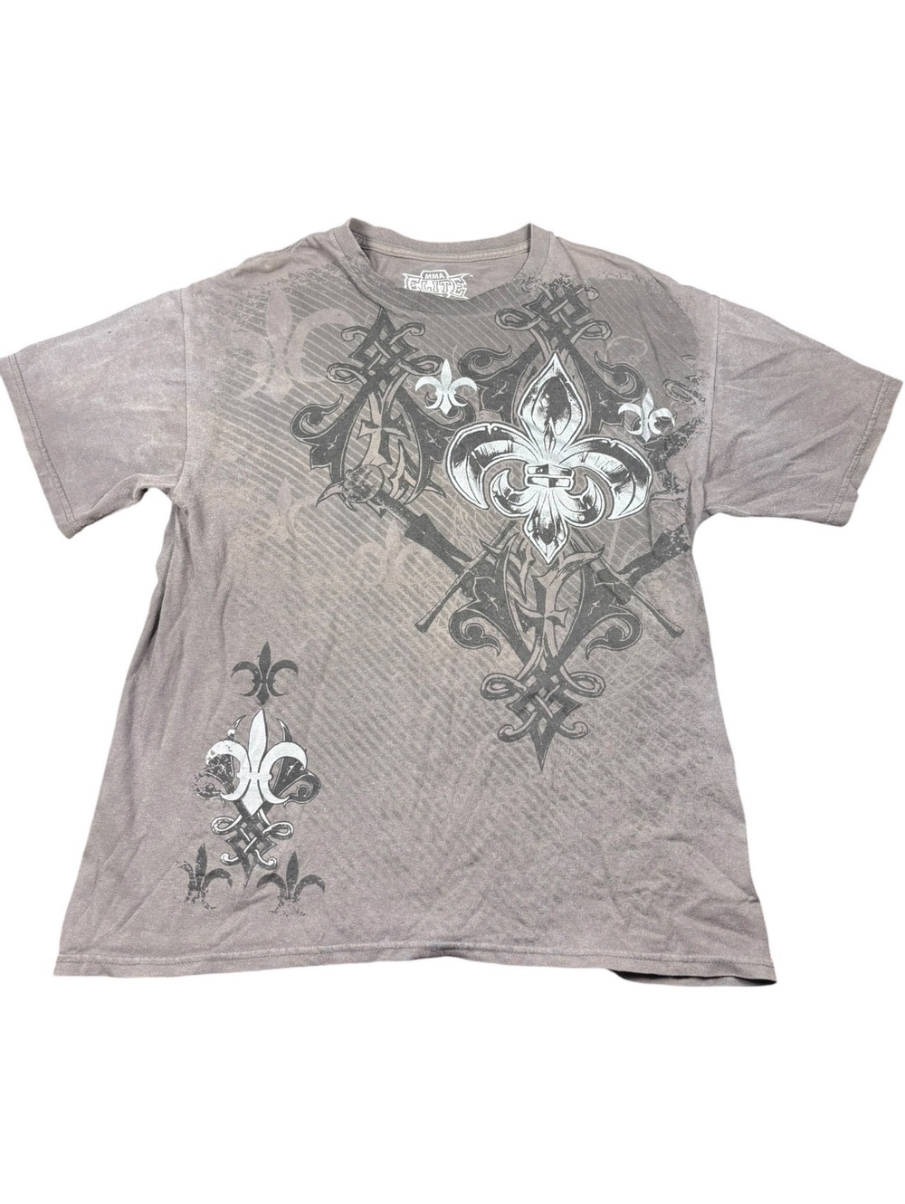 MMA Elite Fleur De Lis All Over Print Y2K T-Shirt